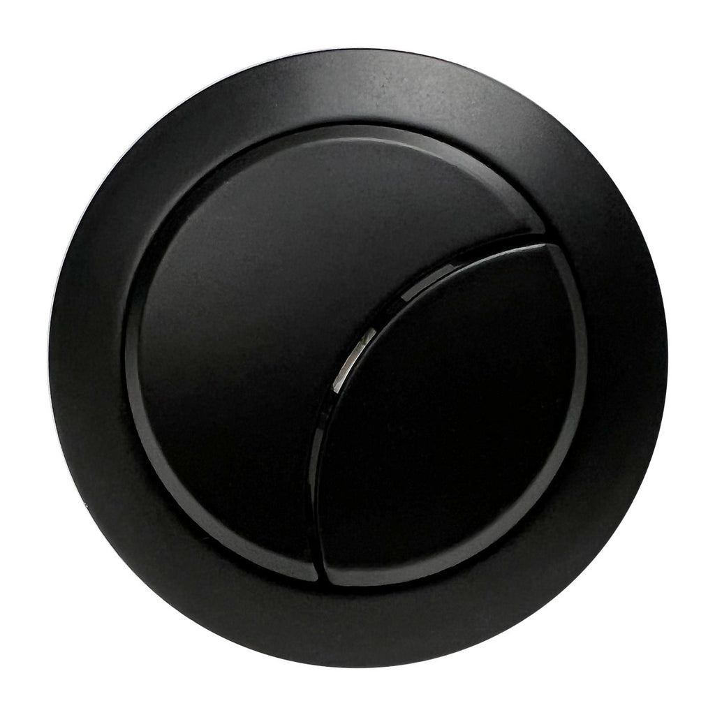 * Fewstone Black Plastic Dual Flush button