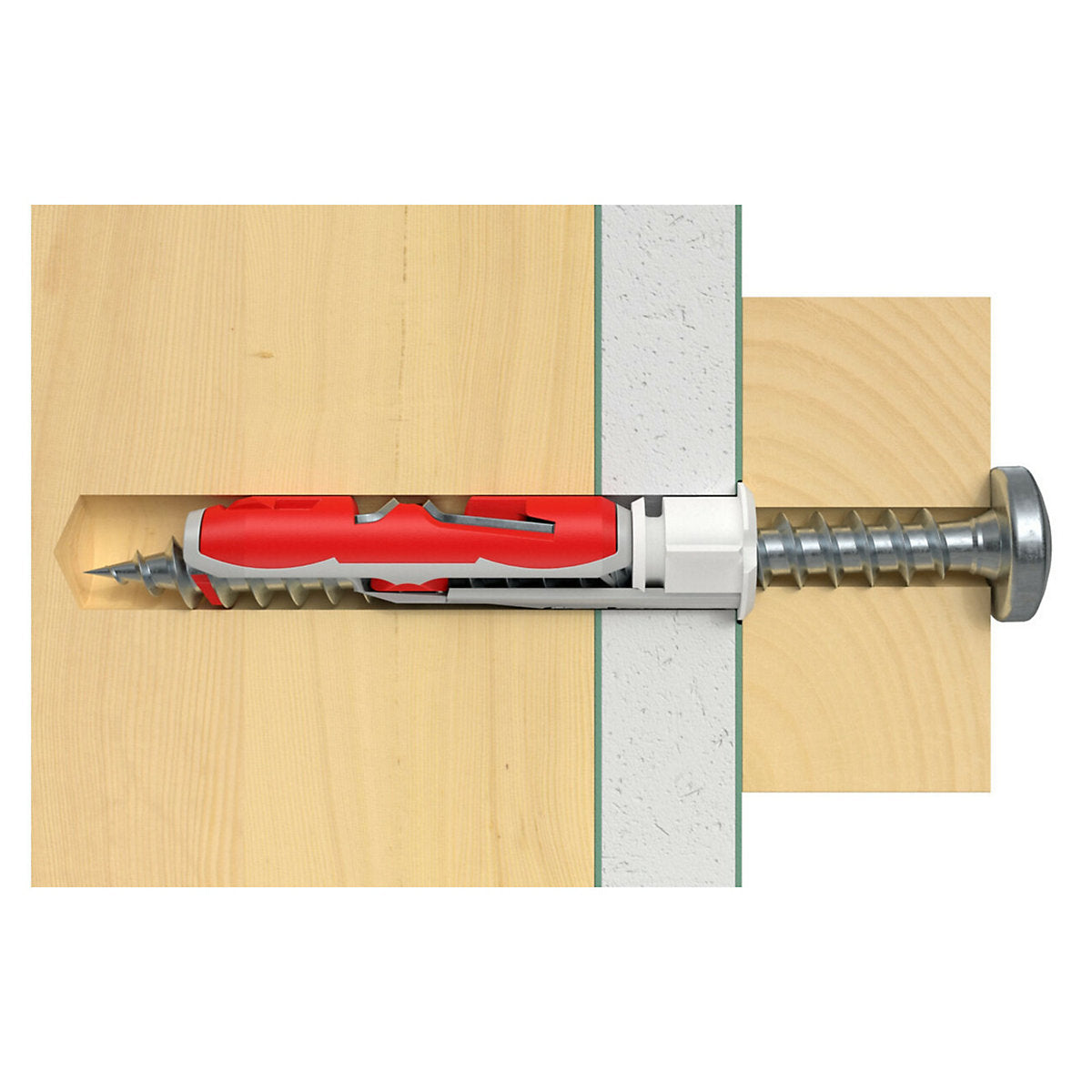 Fischer DuoTec Plasterboard fixing (Dia)10mm (L)65mm, Pack of 2