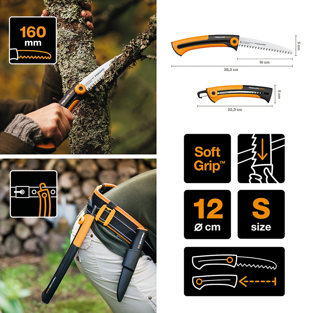 Fiskars Xtract 160mm Soft grip Pruning saw
