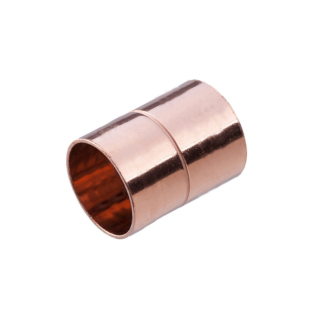 Flomasta End feed Straight Coupler, (D)15mm x