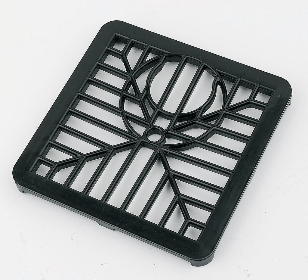 FloPlast Black Square Gutter grid (L)150mm