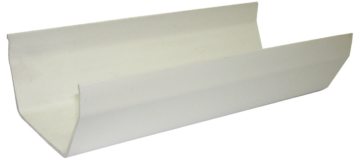 FloPlast White Square Gutter length (L)2m (Dia)114mm