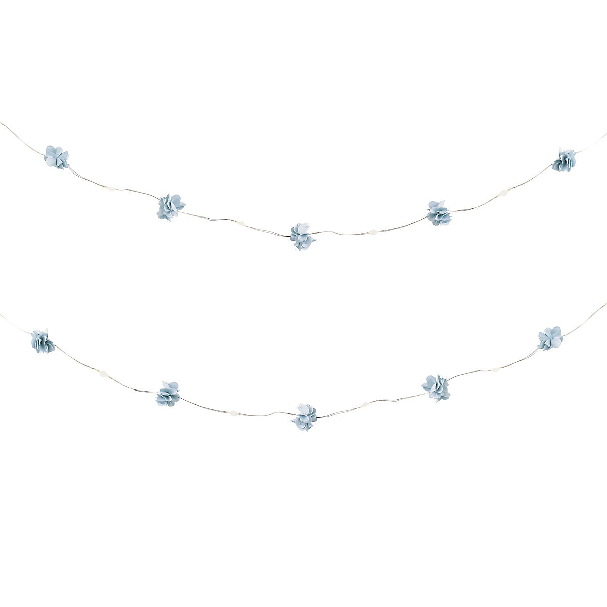Floral Battery-powered Warm white 10 LED Indoor String lights