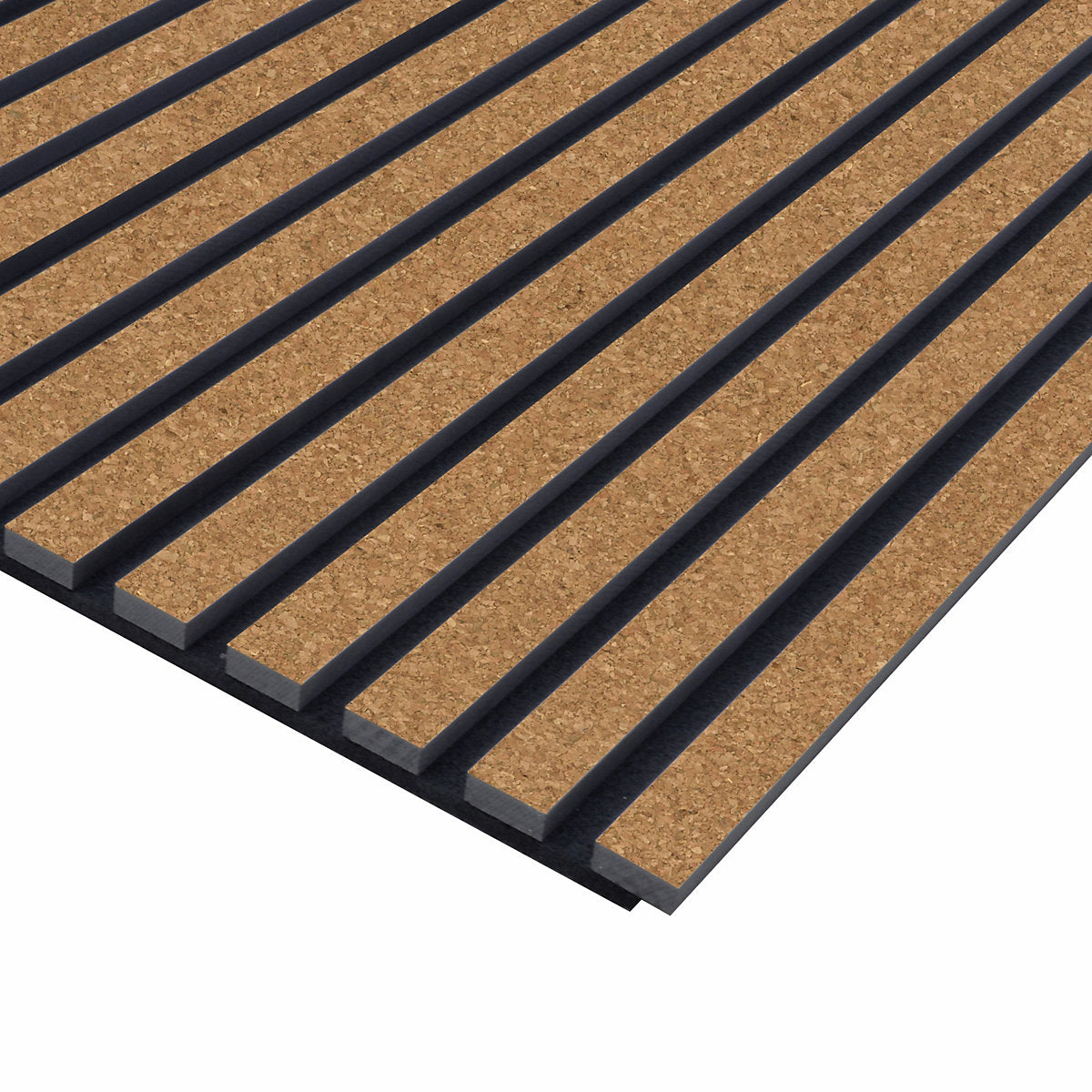 FN Acustico Cork veneer Acoustic panel (L)2400mm (W)572.5mm