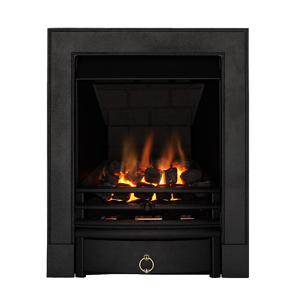 Focal Point Soho multi flue Black Remote controlled 3.1kW Gas Fire