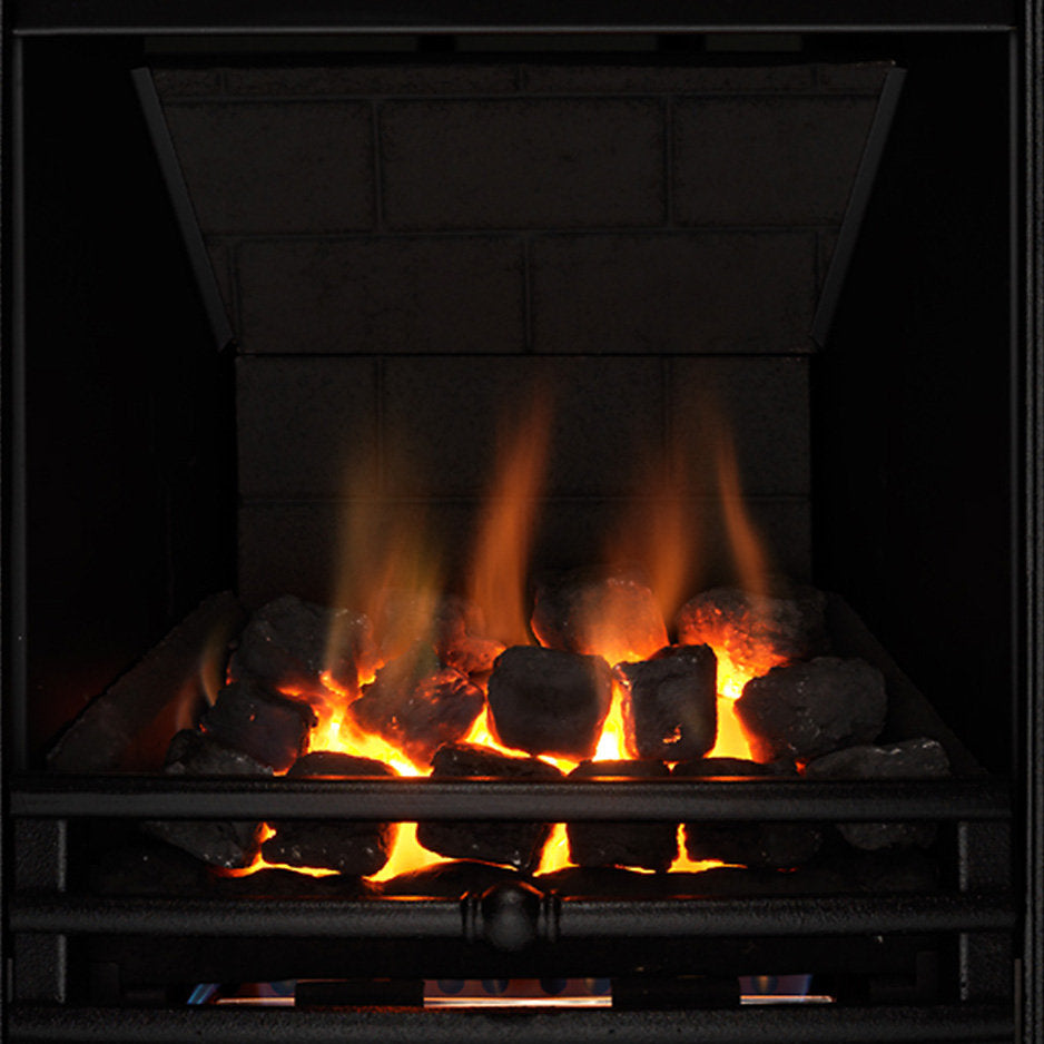 Focal Point Soho multi flue Black Remote controlled 3.1kW Gas Fire