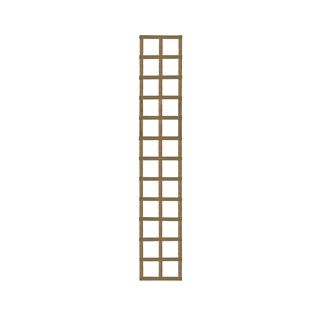 Forest Garden 6ft Square European softwood Trellis panel (W)32cm x (H)183cm
