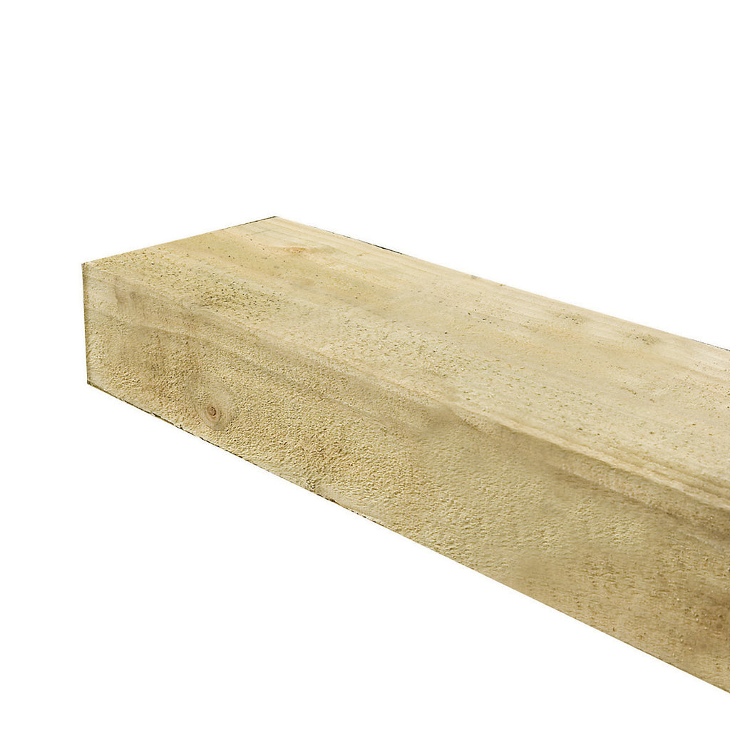 Forest Garden Timber Sleeper (W)2400mm (L)2.4m Pack of 1