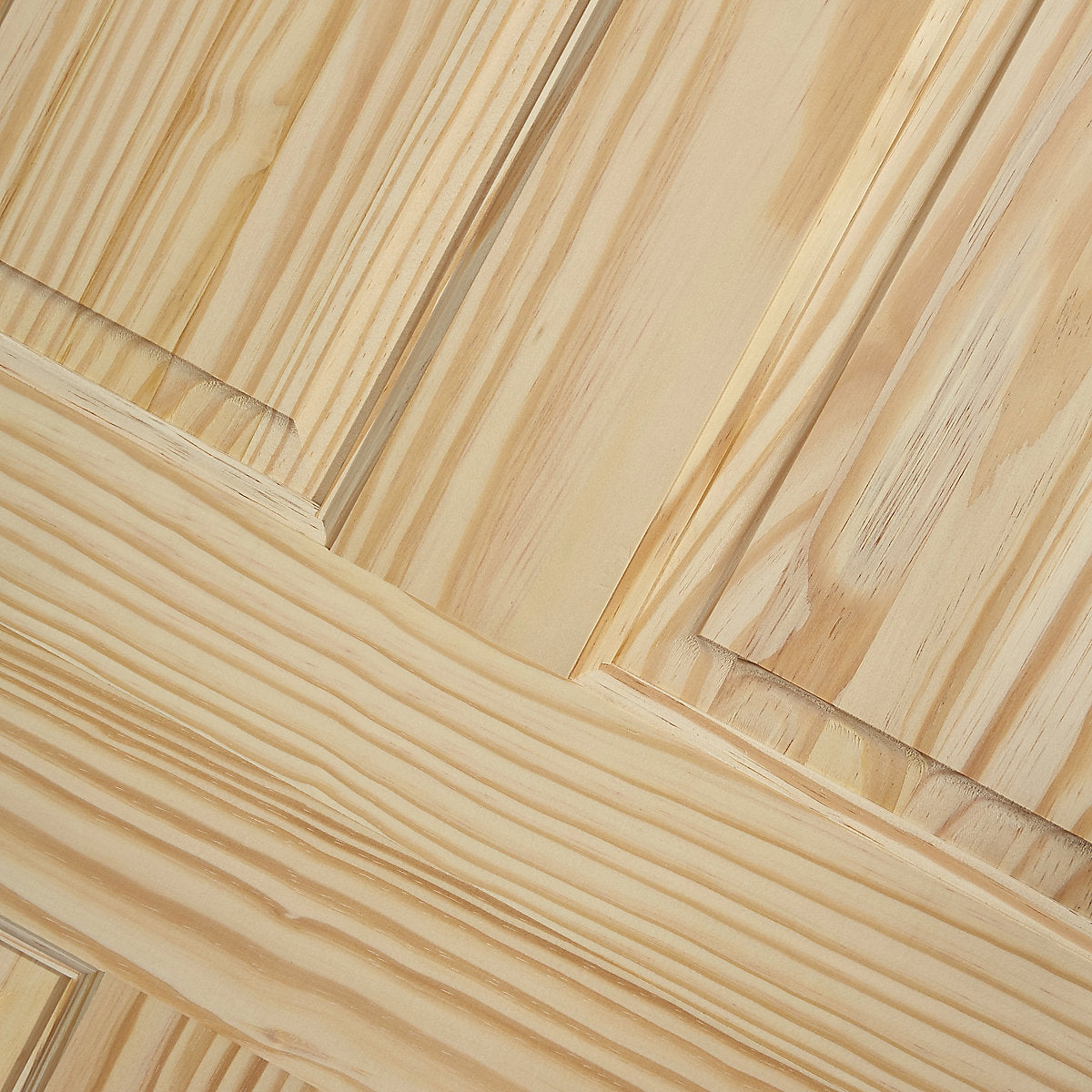 Fortia 4 panel Unglazed Victorian Pine veneer Internal Clear pine Fire door, (H)1981mm (W)838mm (T)44mm
