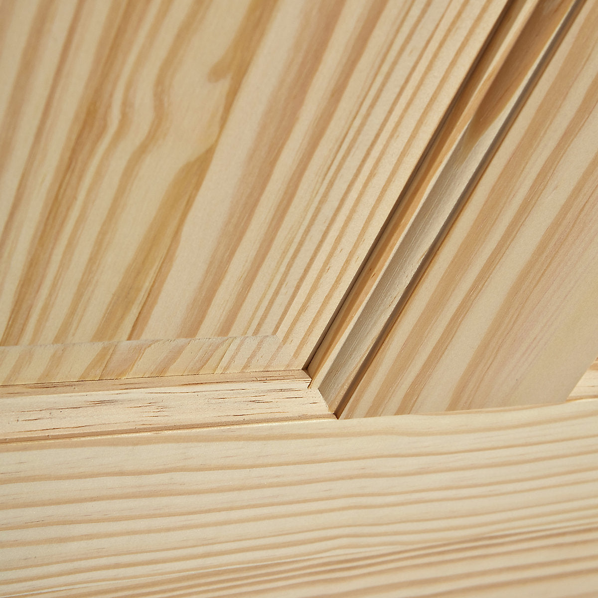 Fortia 4 panel Unglazed Victorian Pine veneer Internal Clear pine Fire door, (H)1981mm (W)838mm (T)44mm