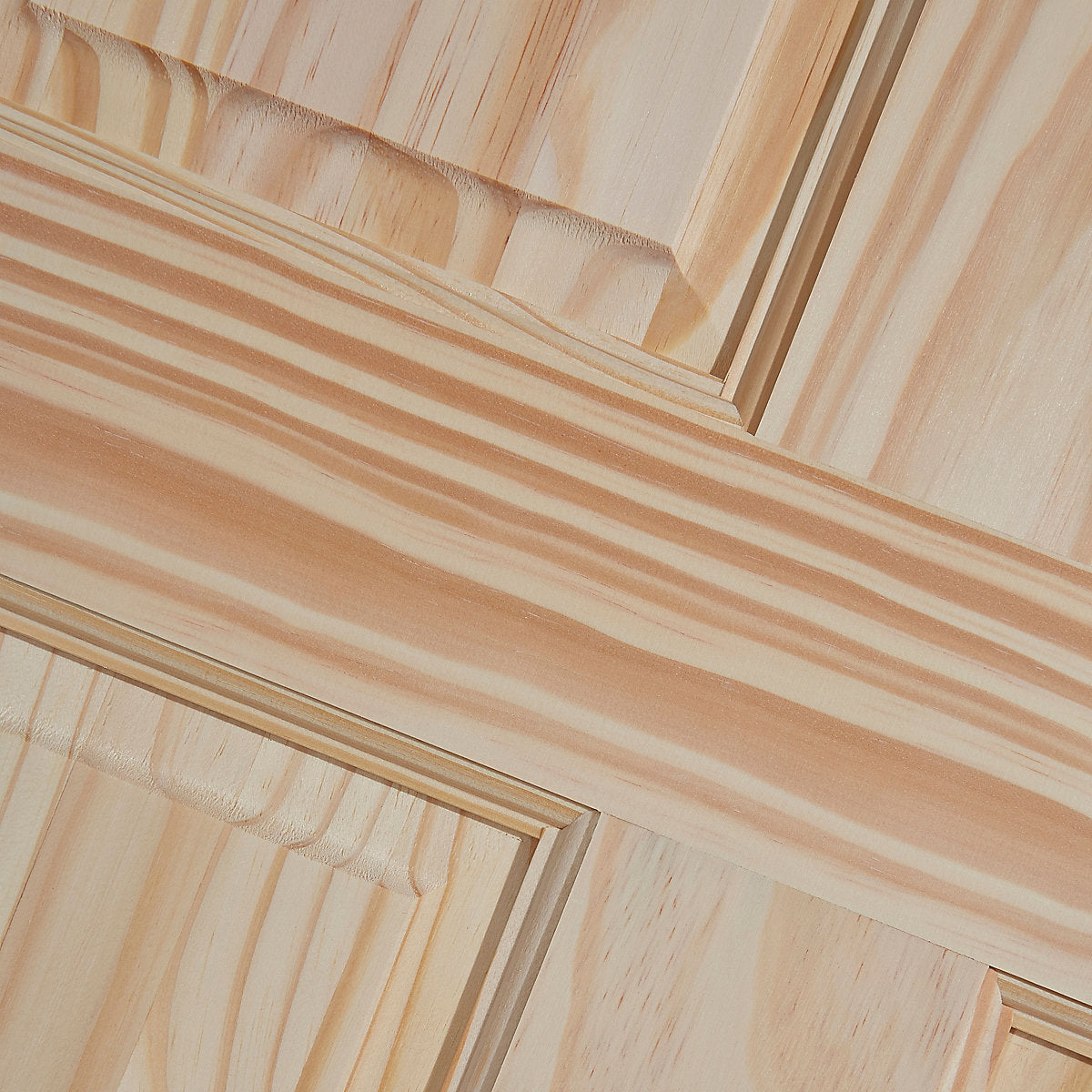 Fortia 6 panel Unglazed Victorian Pine veneer Internal Clear pine Door, (H)1981mm (W)762mm (T)35mm