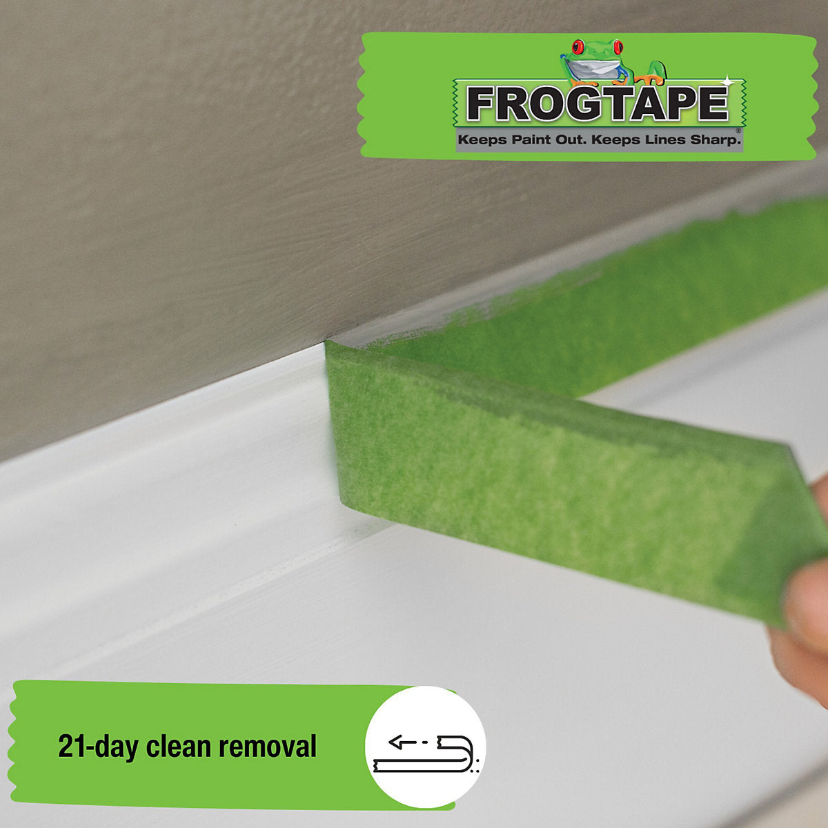 Frogtape Multi-surface Green Masking Tape (L)55m (W)24mm, Pack of 2