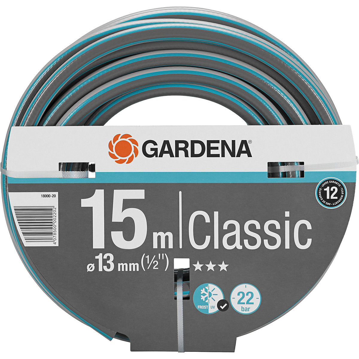 Gardena 18000-28 Blue Multi-purpose Hose pipe (D)½" x (L)15m