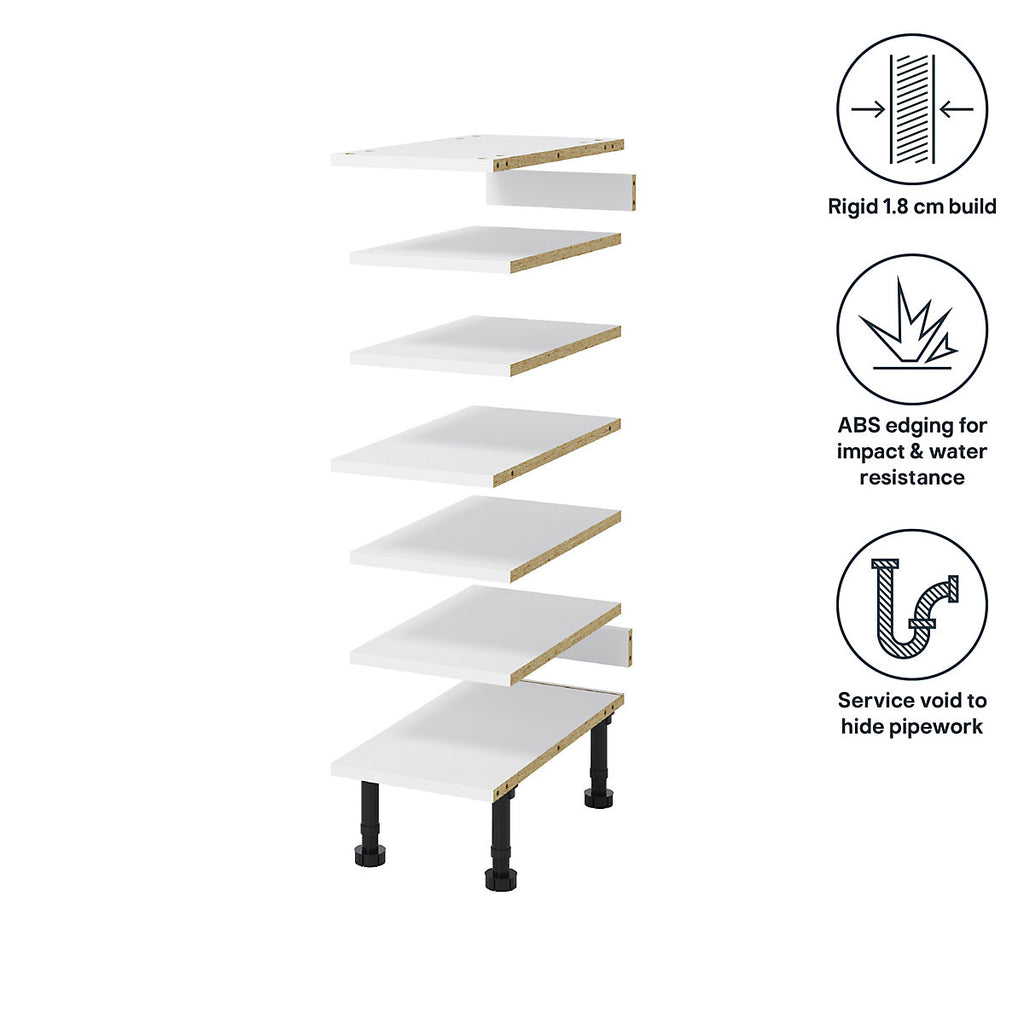 GoodHome 300mm Larder shelf pack