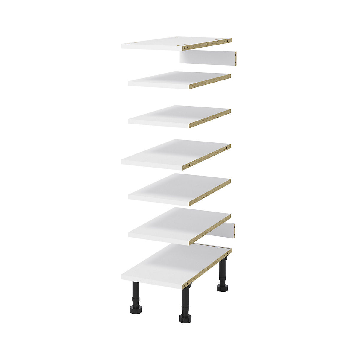 GoodHome 300mm Larder shelf pack