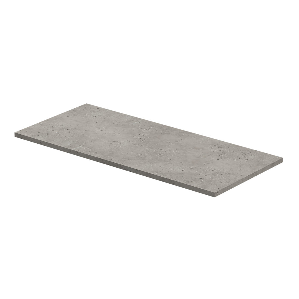 GoodHome 38mm Berberis Matt Grey Granite effect Laminate Square edge Breakfast bar, (L)2000mm