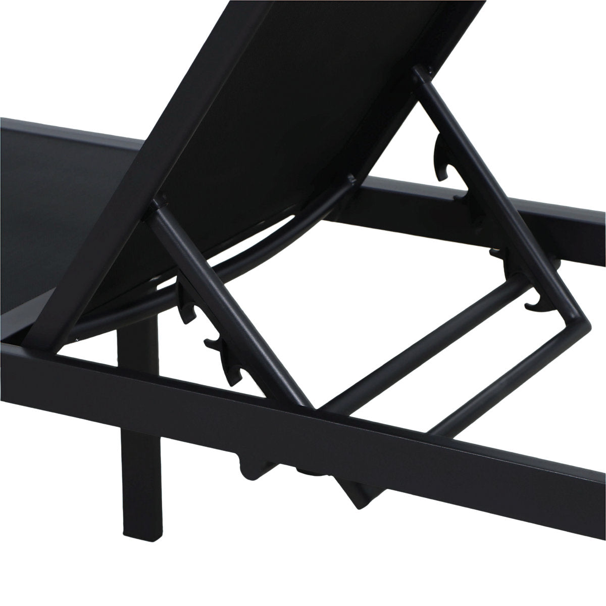 GoodHome Aconite Black Metal 8 Seater Corner Dining set