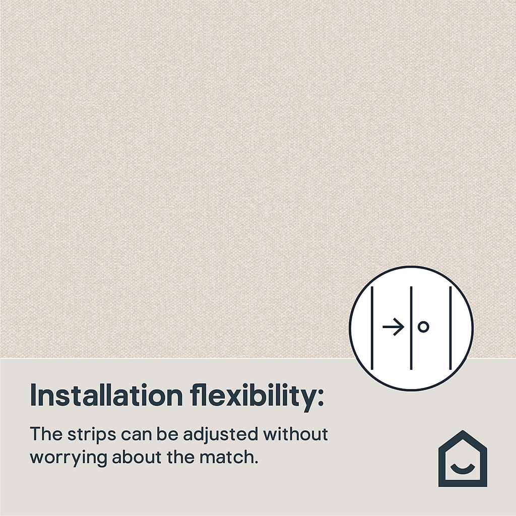 GoodHome Adlet Beige Woven effect Contemporary Embossed Wallpaper