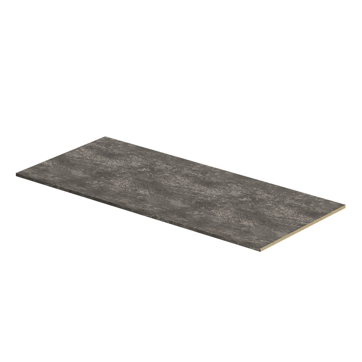 GoodHome Algiata Grey Stone effect Laminate Square edge Kitchen Breakfast bar, (L)2000mm (W)900mm (T)22mm