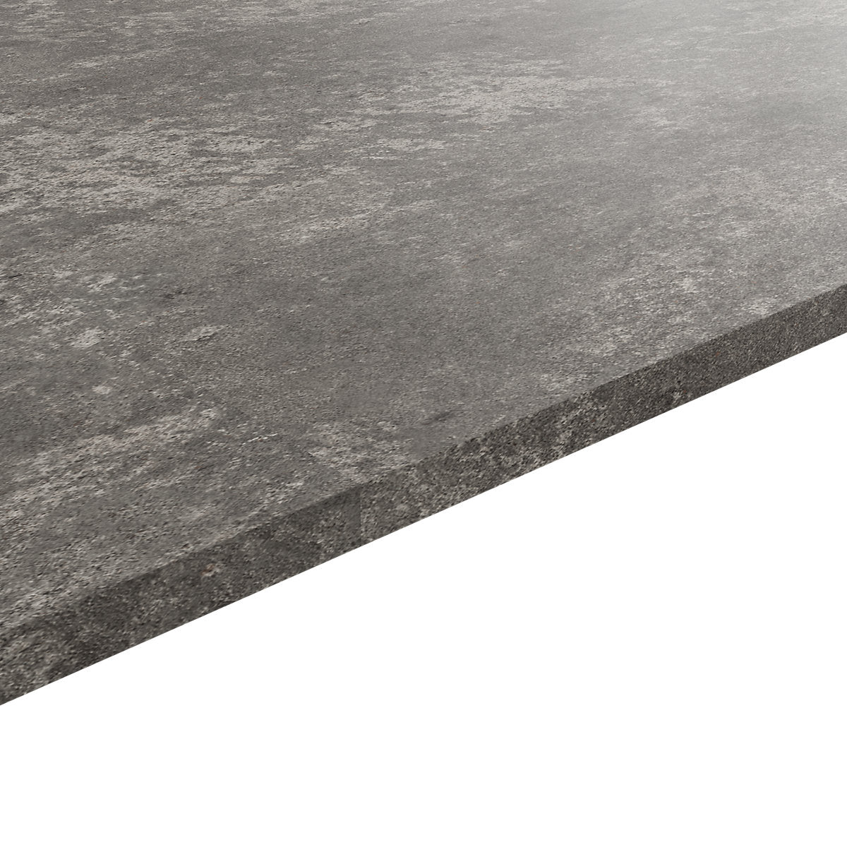 GoodHome Algiata Grey Stone effect Laminate Square edge Kitchen Breakfast bar, (L)2000mm (W)900mm (T)22mm