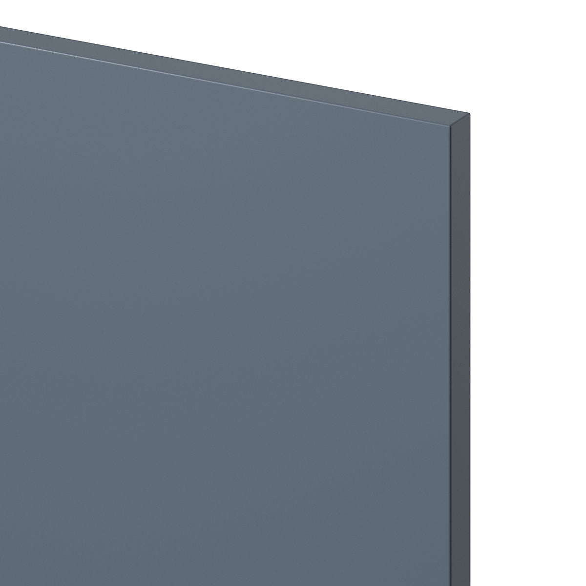 GoodHome Alisma Matt blue slab 70:30 Larder/Fridge Cabinet door (W)300mm (H)1287mm (T)18mm