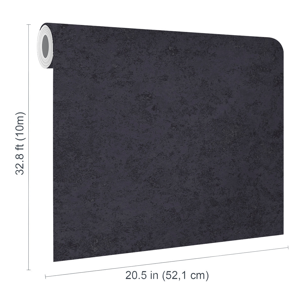 GoodHome Allanite Navy Patterned Embossed Wallpaper