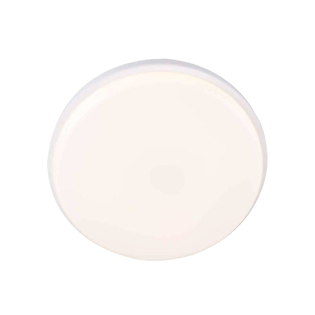 GoodHome Almagro White Wired LED Bulkhead light (Dia) 35cm