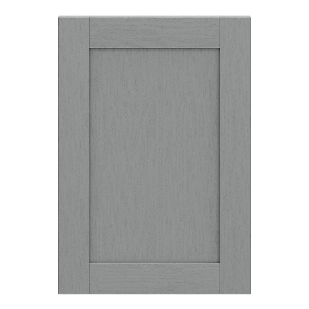 GoodHome Alpinia Matt slate grey wood effect Shaker Highline Cabinet door (W)500mm (H)715mm (T)18mm