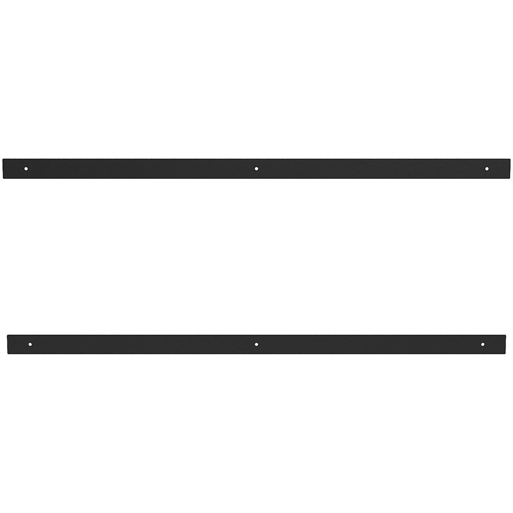 GoodHome Anardana Matt Black Kitchen cabinets Straight Pull Handle (L)70.5cm (D)2mm