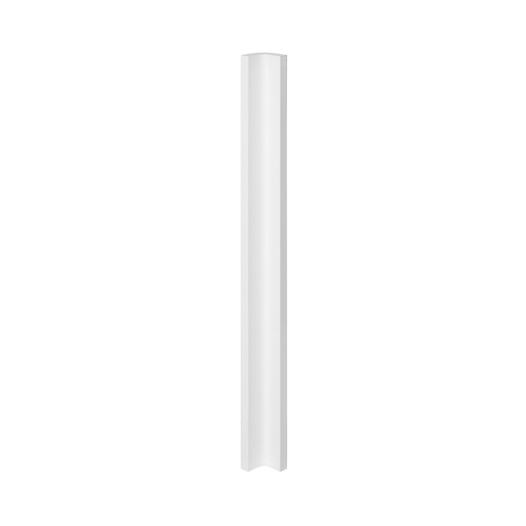 GoodHome Artemisia Innovo handleless Matt white Standard Corner post, (W)34mm (H)715mm