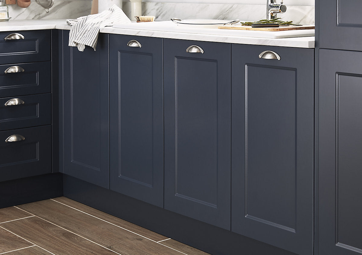 GoodHome Artemisia Matt midnight blue Highline Cabinet door (W)500mm (H)715mm (T)18mm