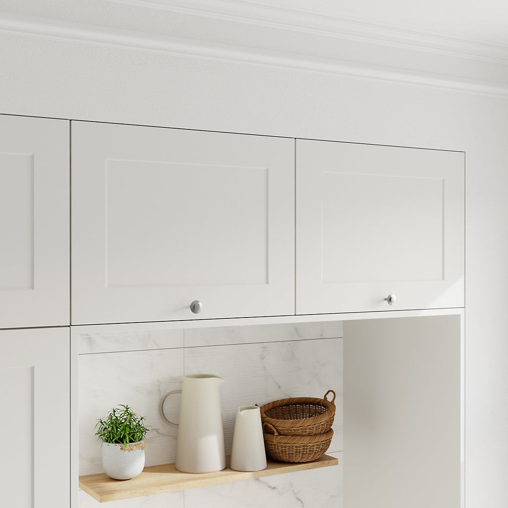 GoodHome Artemisia Matt white Standard Wall End panel (H)720mm (W)320mm