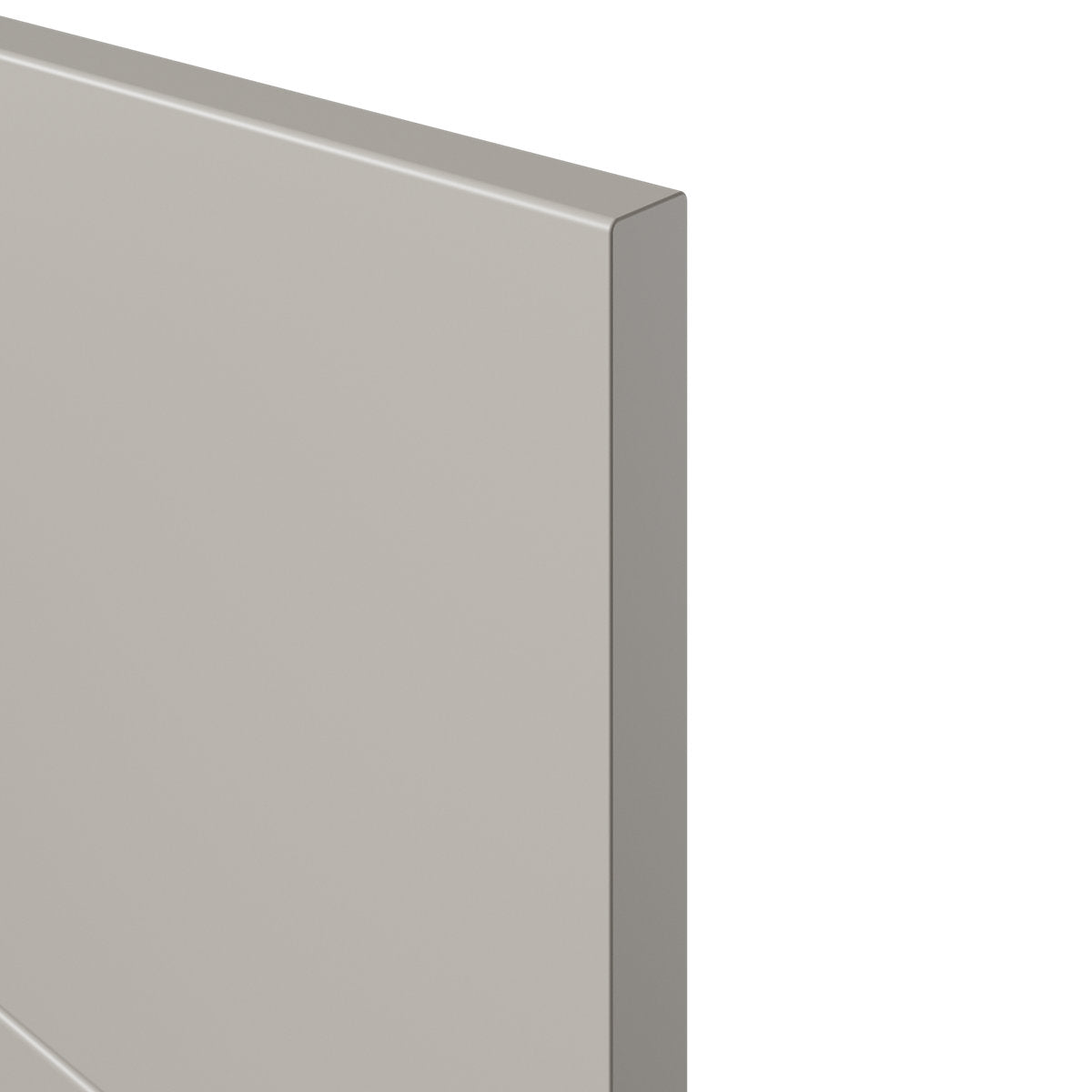 GoodHome Ashmead Matt pebble 3 drawer cabinet front (H)715mm (W)797mm (T)16mm