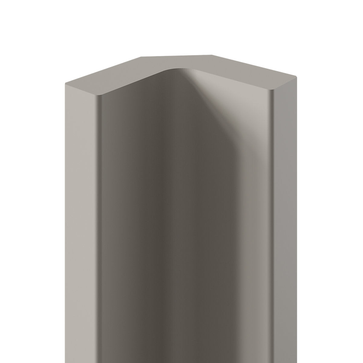 GoodHome Ashmead Matt pebble Standard Corner post, (W)59mm (H)59mm