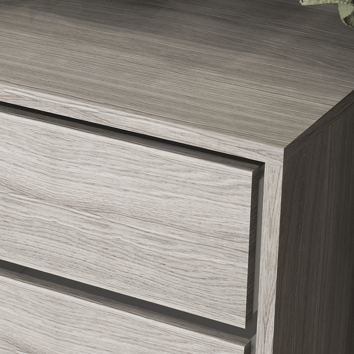 GoodHome Atomia Grey oak effect Slab Internal Drawer (H)170mm (W)339mm (D)390mm