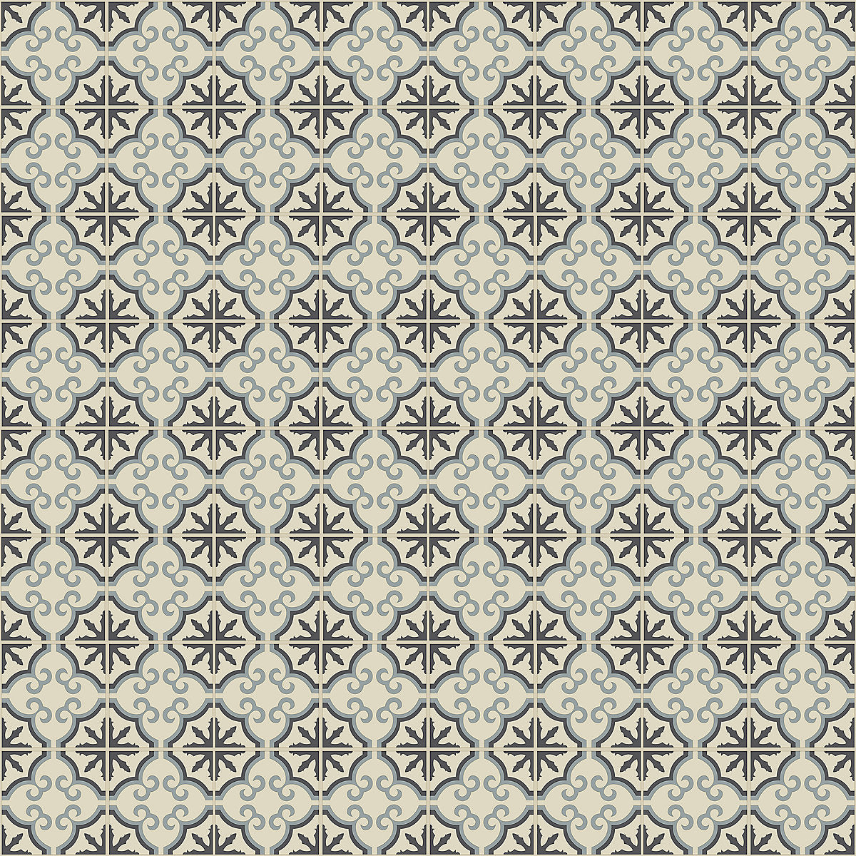GoodHome Baila Grey Mosaic effect Luxury vinyl tile, 2.23m²