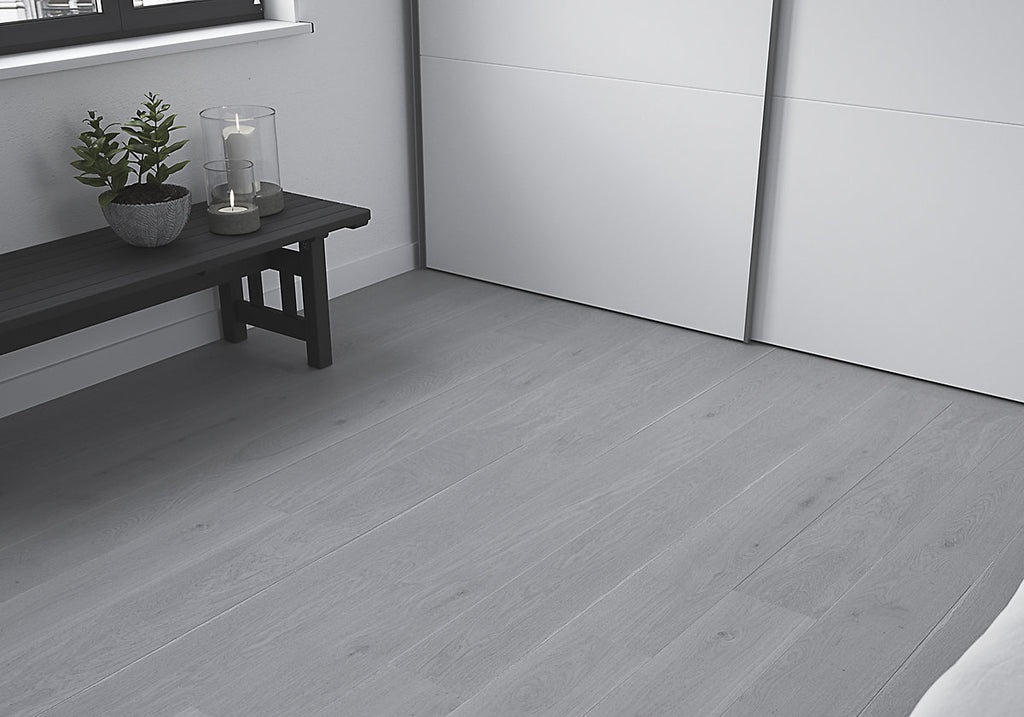 GoodHome Baila Grey oak Wood effect Textured Click vinyl Click flooring, 2.2m²