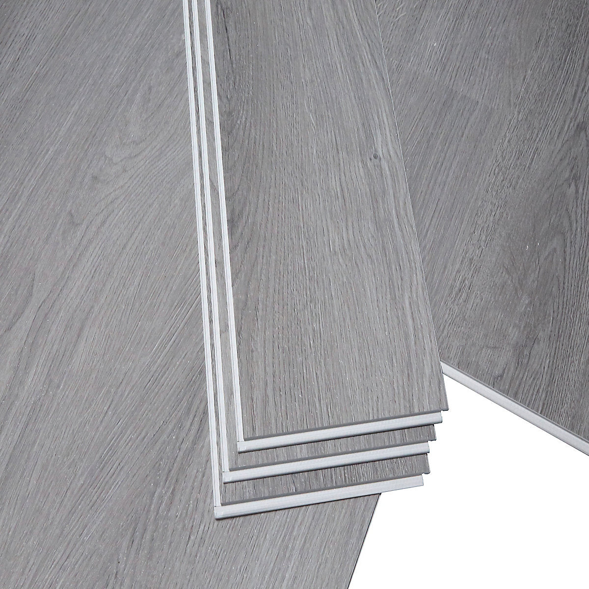 GoodHome Baila Grey oak Wood effect Textured Click vinyl Click flooring, 2.2m²