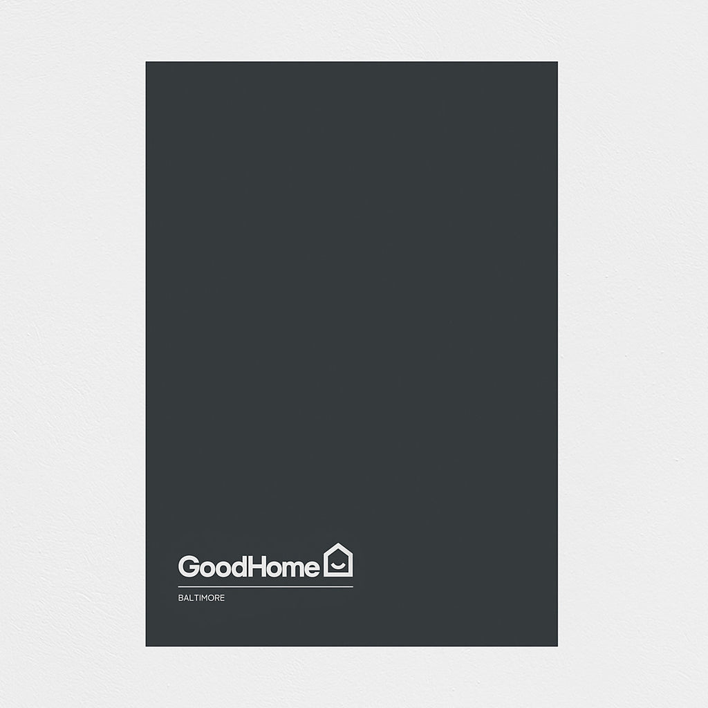 GoodHome Baltimore Smooth Matt Masonry paint, 5L Tin
