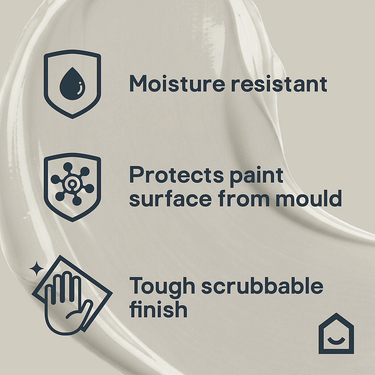 GoodHome Bathroom Cancun Soft sheen Wall & ceiling Emulsion paint, 50ml Tester pot