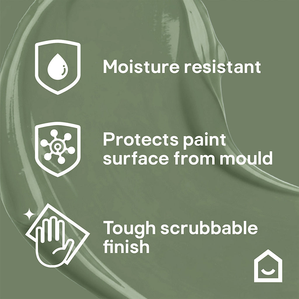 GoodHome Bathroom Edenberry Soft sheen Wall & ceiling Emulsion paint, 50ml Tester pot