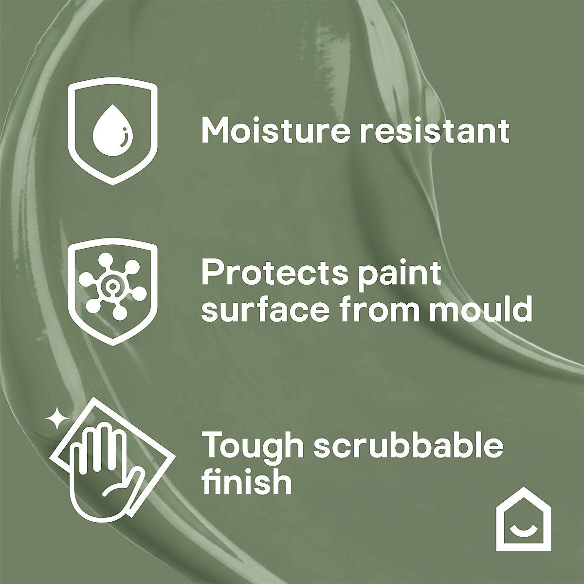 GoodHome Bathroom Edenberry Soft sheen Wall & ceiling Emulsion paint, 50ml Tester pot