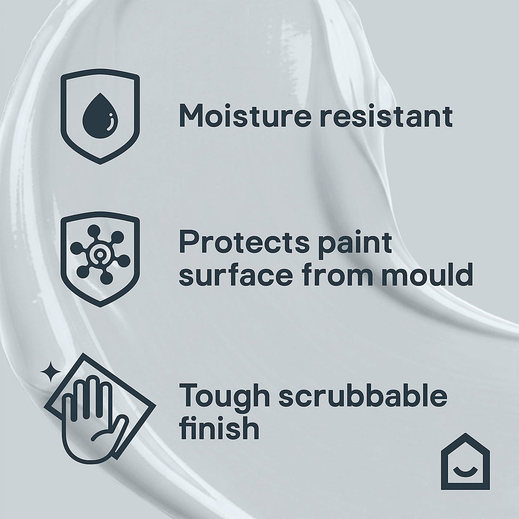 GoodHome Bathroom Hamptons Soft sheen Wall & ceiling Emulsion paint, 50ml Tester pot