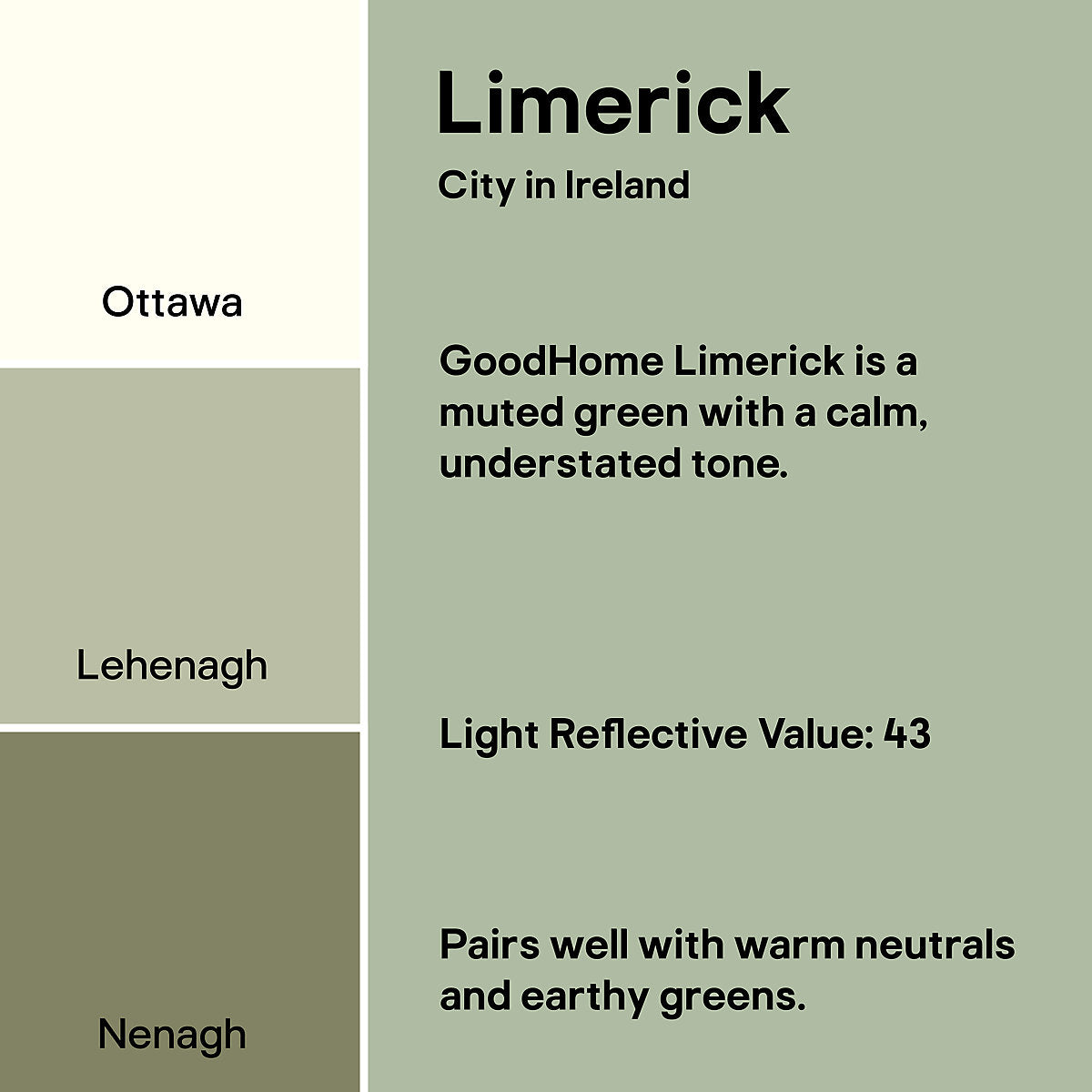 GoodHome Bathroom Limerick Soft sheen Wall & ceiling Emulsion paint, 2.5L