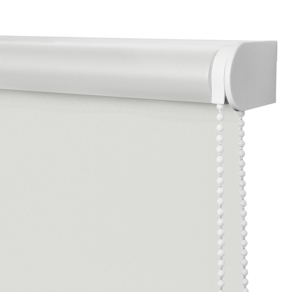 GoodHome Boreas Corded Off white Blackout Roller Blind (W)120cm (L)180cm