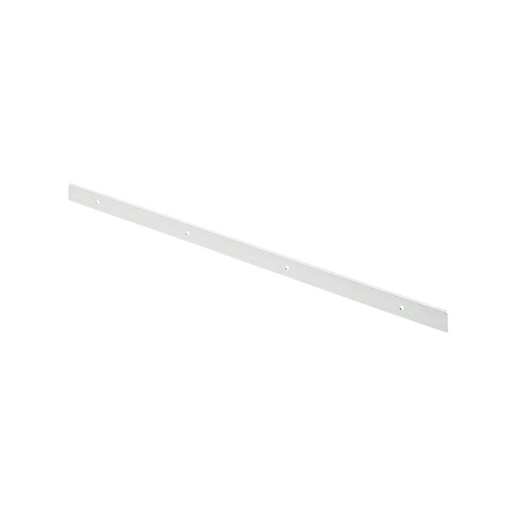 GoodHome Brushed silver effect End cap