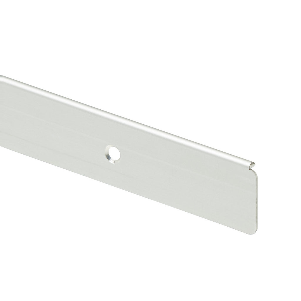 GoodHome Brushed silver effect End cap