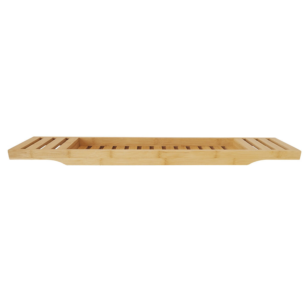 GoodHome Cervia Bamboo 1 compartments Bath rack (W)14.5cm