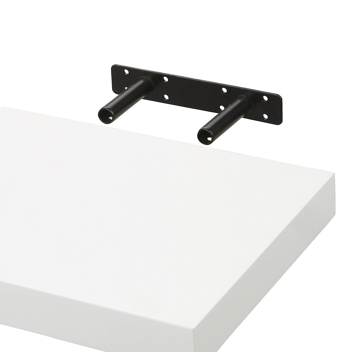 GoodHome Cusko White Rectangular Floating shelf (L)30cm x (D)23.5cm