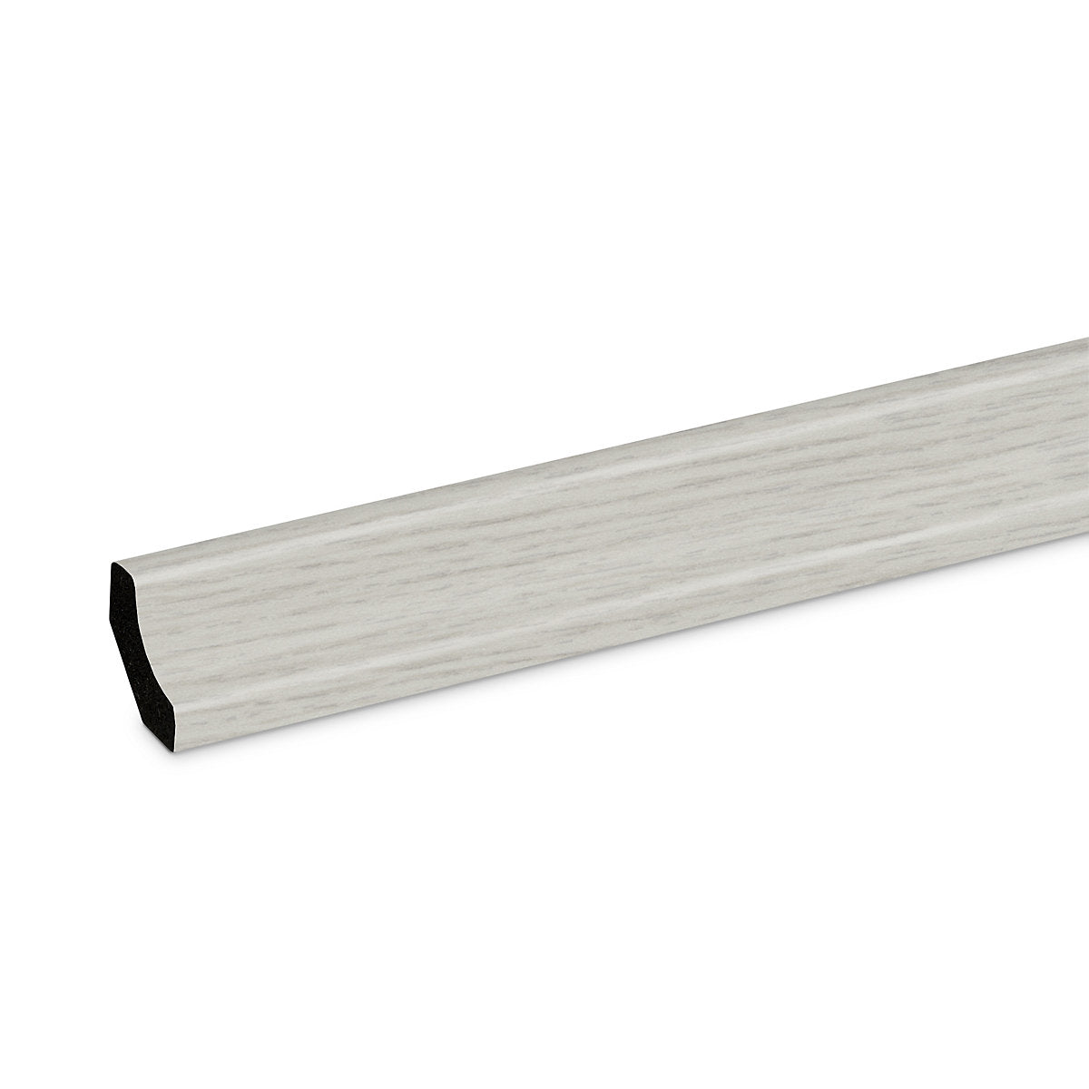 GoodHome DECOR355 White Wood effect Water resistant Scotia trim, 220cm